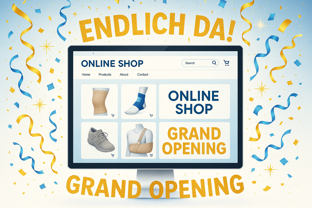 Hurra, unser Onlineshop ist da!