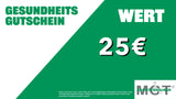 MOT-Geschenkgutschein - Schenken Sie Gesundheit!