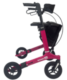 NoweGo Carbon Rollator Magenta -Seitenansicht
