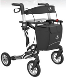 Rehasense Server ART LINE Rollator aus Aluminium mit Softbereifung Zebra