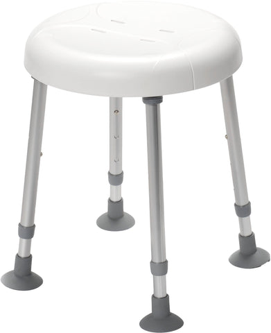 Duschhocker Delphi – höhenverstellbar, stabil & bis 180 kg belastbar