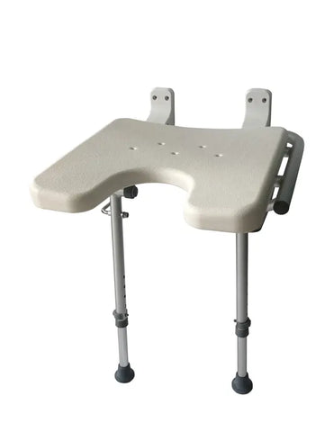 Duschklappsitz RFM – klappbarer Duschsitz mit Hygieneausschnitt & 120 kg Belastbarkeit