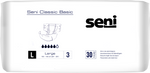 Seni Classic Basic Large Inkontinenzwindel – Atmungsaktive Erwachsenenwindel bei mittlerer bis schwerer Inkontinenz