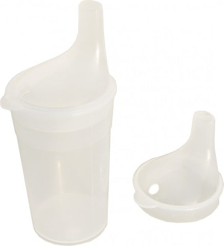 flege-Trinkbecher-Set mit langem Mundstück – 250 ml, BPA-frei, für Tee & Brei in transparent 